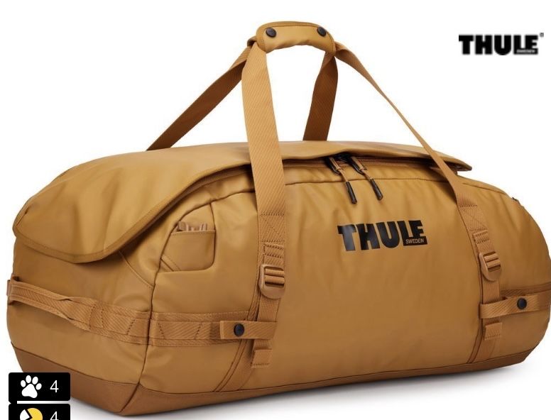 Сумка для подорожей Thule Chasm 70 l golden Швеція