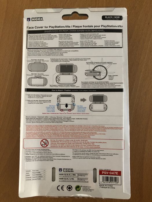 PS Vita 1000 - Face Cover Hori (Novo - Selado)