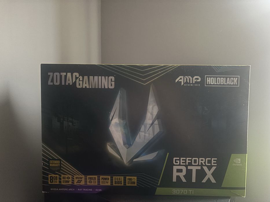 Geforce Rtx 3070 ti 8gb Zotac Amp extreme holo HOLOBACK