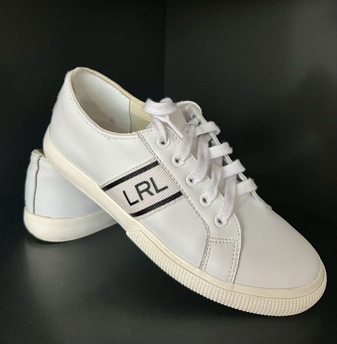 Кеди натуральні шкіряні Polo Ralph Lauren