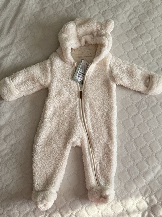 Комбінезон Тедді молочного кольору, HM, р.62
