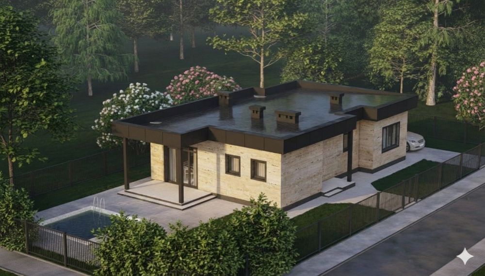 ПРОДАМ 1поверховий  БУДИНОК з каміном