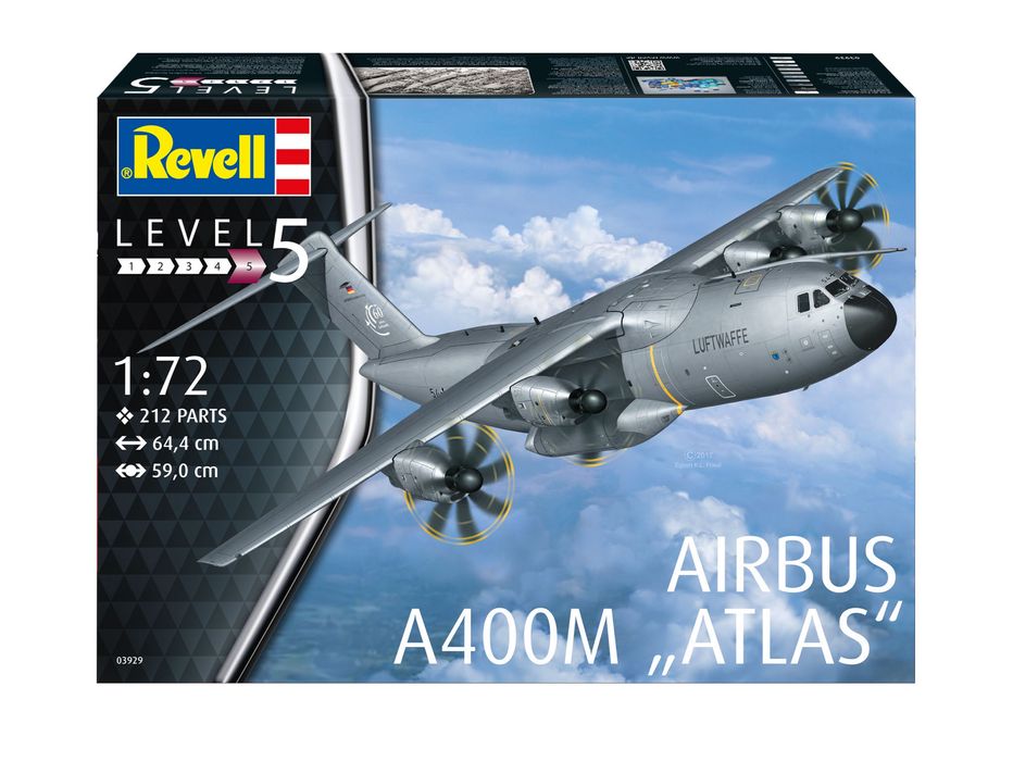 SAMOLOT model 1/72 Revell 03929 AIRBUS A400M "LUFTWAFFE"