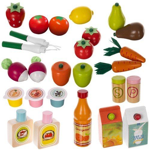 sklep market Stragan drewniany z akcesoriami Kruzzel 24888