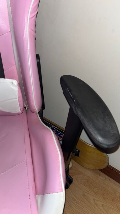Cadeira Gaming Matrics Rosa/Branco/Preto