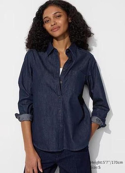 Джинсова сорочка Massimo Dutti (оригінал, розмір S)