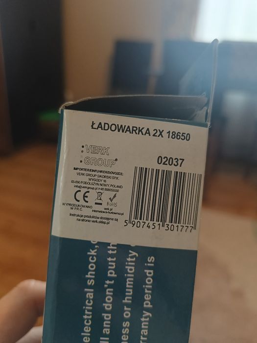 Ładowarka akumulatorów 18650