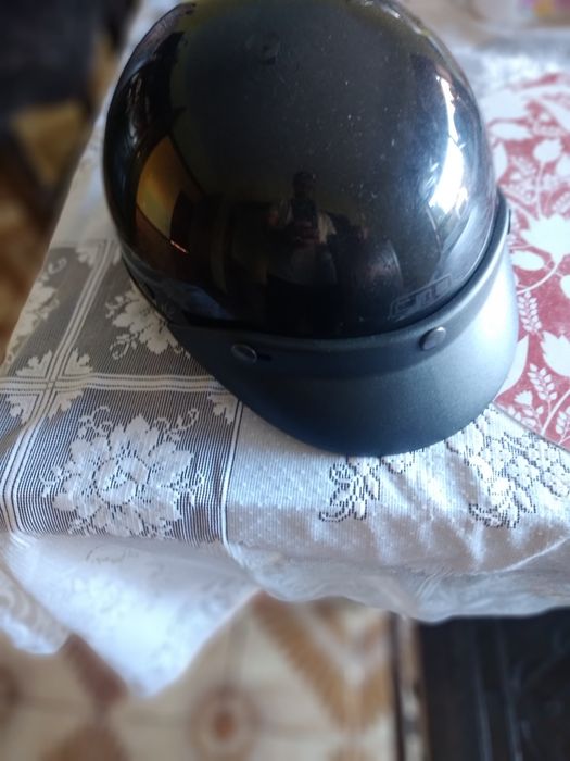 Capacete para mota nunca usado tamanho medio unisex no precinho vemha buscar