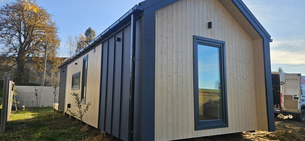 Domek mobilny nowoczesna stodoła, domek szkieletowy , biuro mobilne,