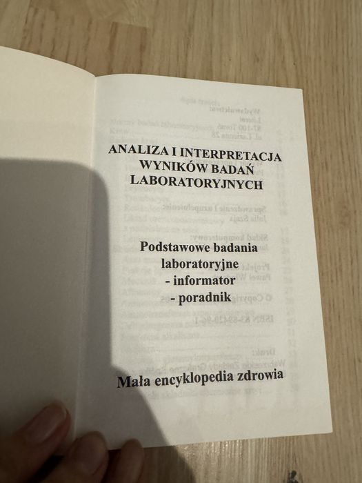 Analiza, interpretacja wynikow badan laboratoryjnych encyklopedia