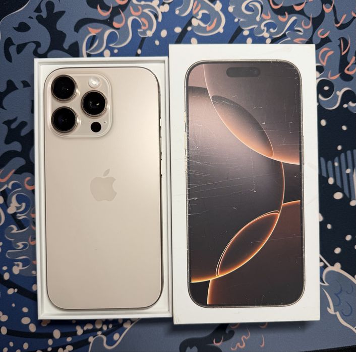 iPhone 16 Pro 128GB Desert Titanium Neverlock ідеальний стан