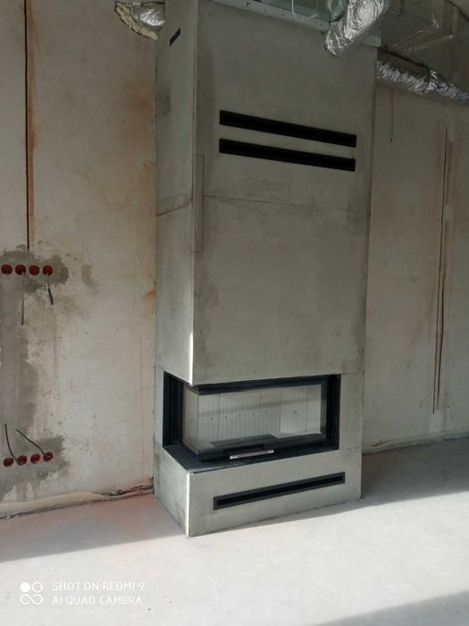 Камін! Буржуйка! Топка! Монтаж каміна, гільзування.