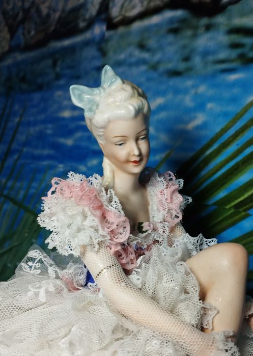 Кружевница "Балерина на вершине Успеха", 23см, UnterWeisBach, Германия