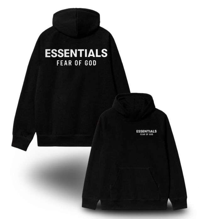 Худи Essentials fear of god Logo унисекс кофта толстовка лонгслив