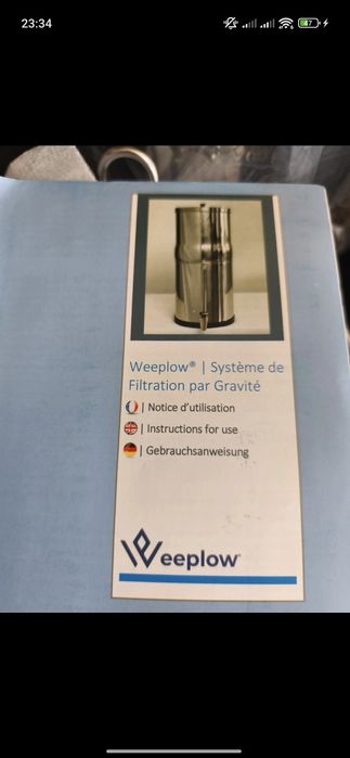 Grawitacyjny system uzdatniania wody 8,5 litra