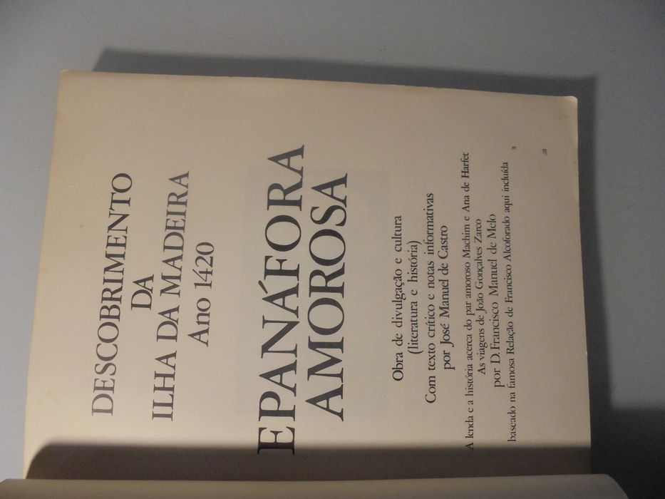 Melo (D.Francisco Manuel de);Descobrimento da Ilha da Madeira