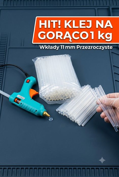 Klej na gorąco 1kg. Dostępne 7kg