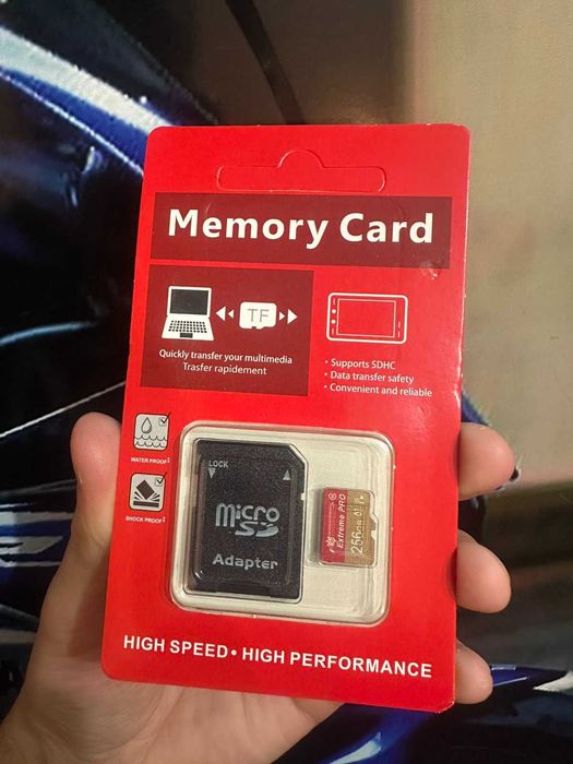 Карта пам'яті SanDisk Extreme Pro microSD 256GB I U1 A1 + SD Adapter флешка