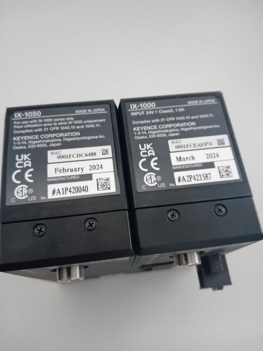 KEYENCE IX-1000 ;IX-1050 - komplet wzmacniaczy i przewodów.