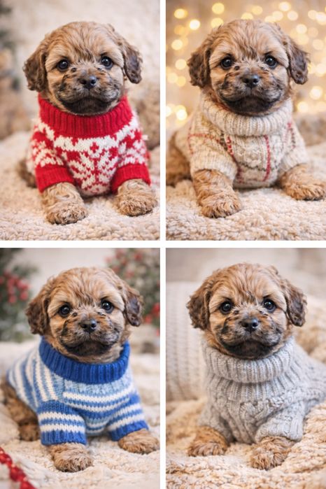 Cavapoo szczeniak ( cavalier pudel hybryda )