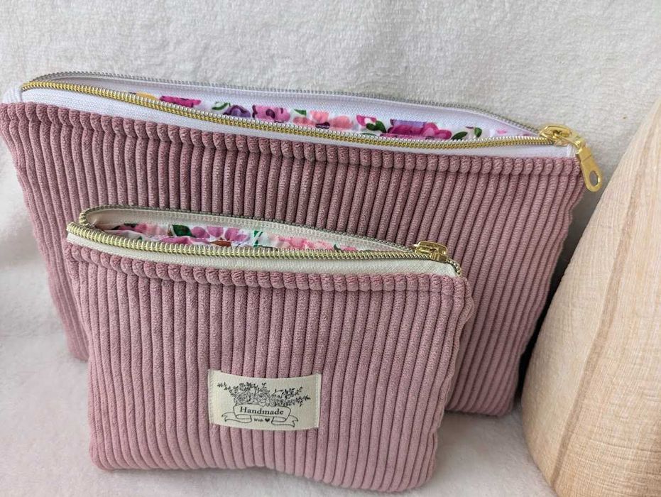 Komplet kosmetyczek handmade