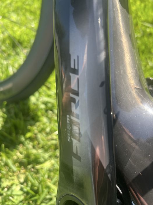 Pedaleiro sram force 12v 36/48 em bom estado
