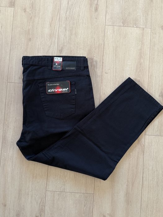 144-146 cm Divest Jeans Nowe spodnie bardzo duze nadwymiar czarne
