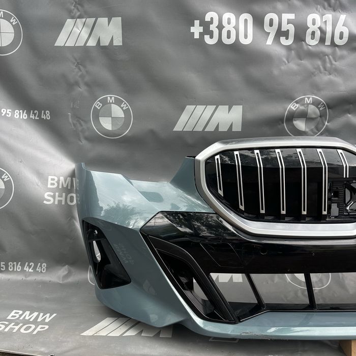 Бампер м передній BMW G60 G61 G90 G91 передний М пакет бмв г60 г90 г61 г91 bmw g60 g90 g61 g91 комплектний в колір жалюзи ноздри моторчик