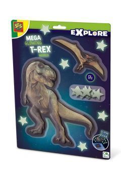 Mega Świecący W Ciemności T-Rex Ses Creative Ses Creative Nowa Nieużywana