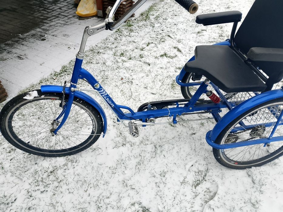 Rower Misiarz rehabilitacyjny   trzykołowy składany