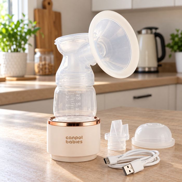 Електричний молоковідсмоктувач Canpol Babies PowerPump 20/107