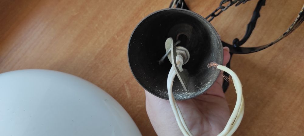 Люстра с плафоном винтаж