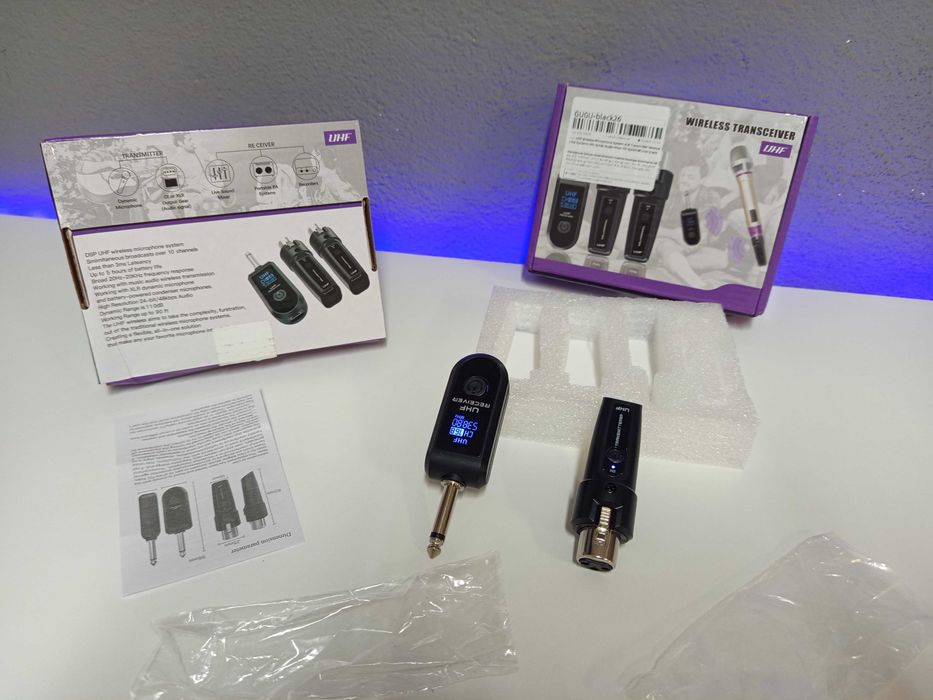 Sistema Microfone Sem Fio UHF