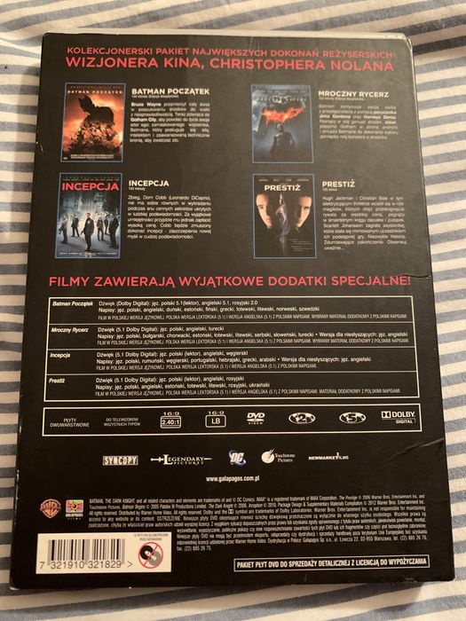 Christopher Nolan - Kolekcja Reżyserska - DVD