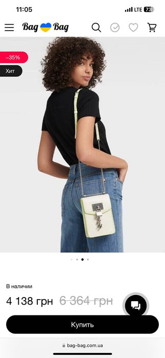 Жіноча сумочка DKNY crossbody