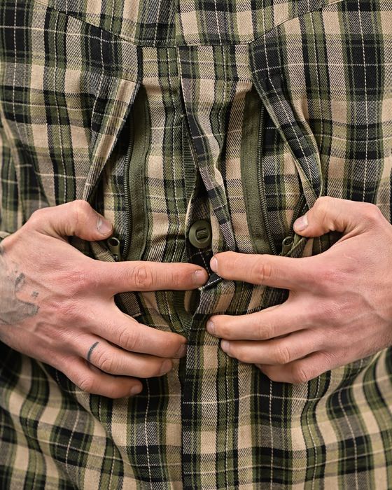 Професійна якісна військова тактична сорочка OBLIVION REVOLT GREEN