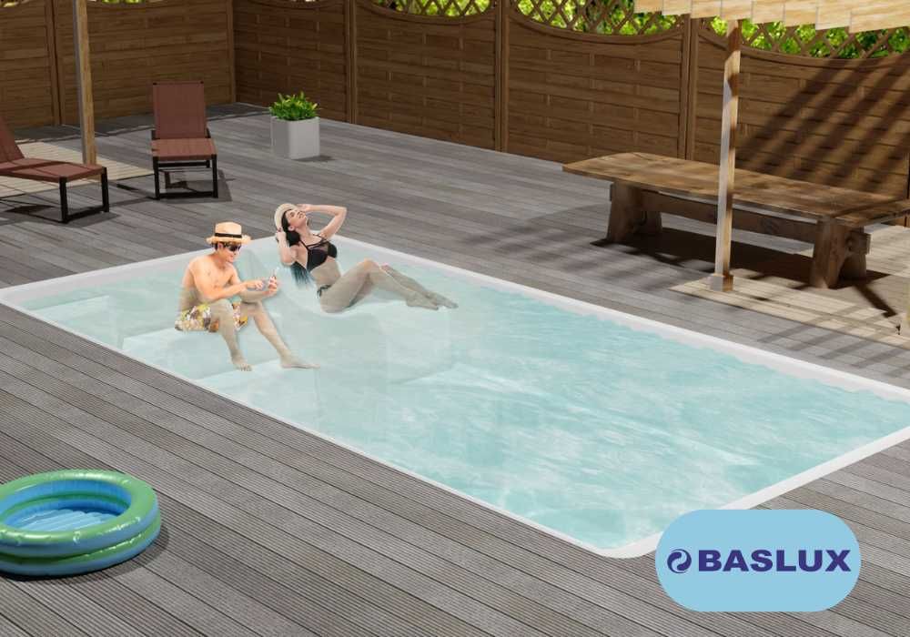 Basen ogrodowy wkopywany 7,00x3,50x1,50 komplet PRODUCENT gwarancja