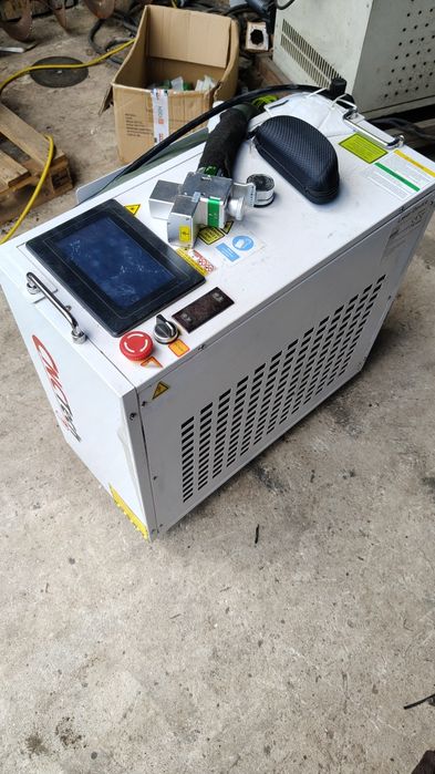 Laser czyszczący CNCtech 1500W światłowodowy fiber laser stan bdb stalomocowy
