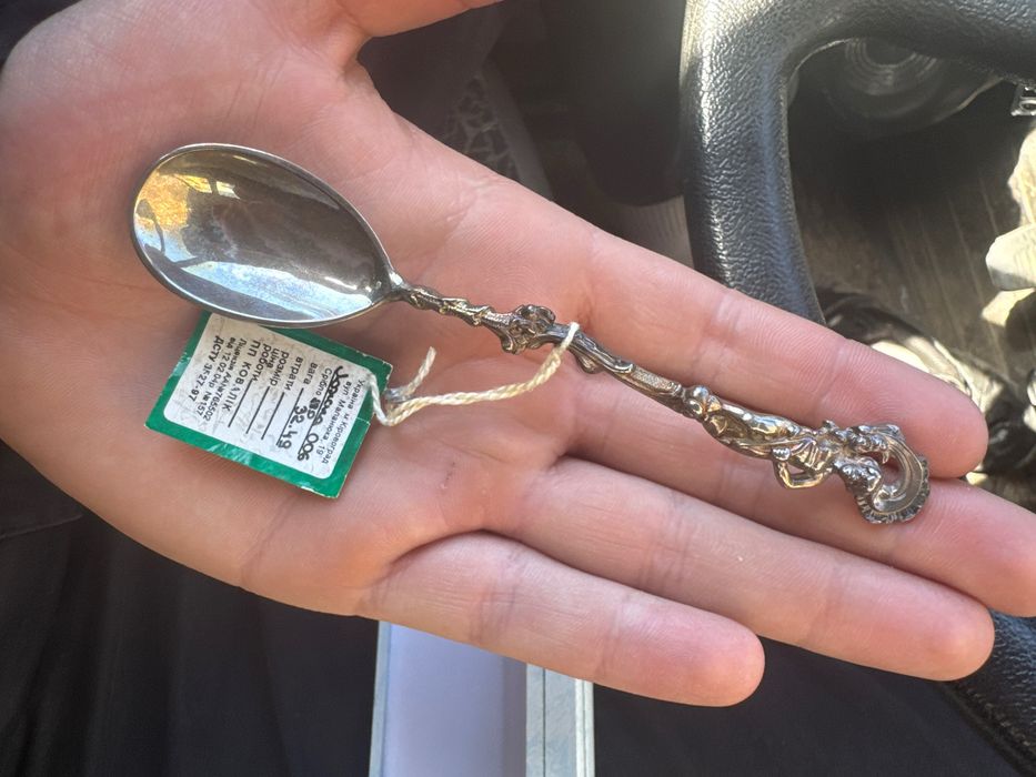 Ложка серебряная знак зодиака «Дева»