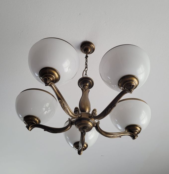 Lampa  mosiężna     .