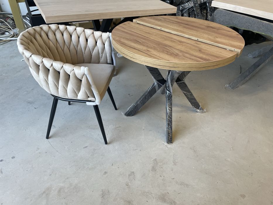 Krzesła plecione rosa cherry velvet chrom złoto beż SALE CAŁA POLSKA