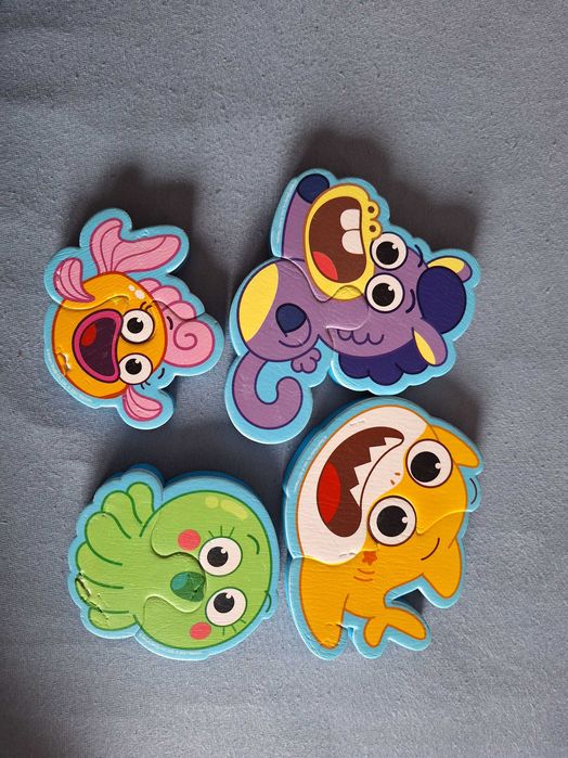 Puzzle piankowe do kapieli