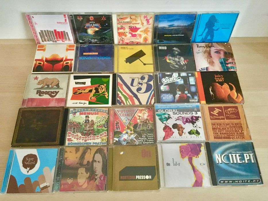 CDs de música - 1€, 2€ e 3€