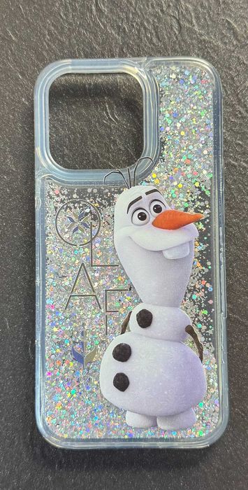Etui na telefon komórkowy do Apple iPhone 14 wzór Disney Frozen Olaf