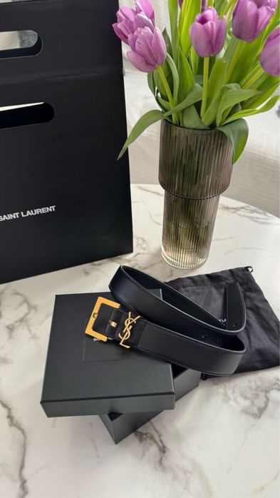 Ремінь ysl, ремінь сен лоран, ремень ysl, кожаний ремінь