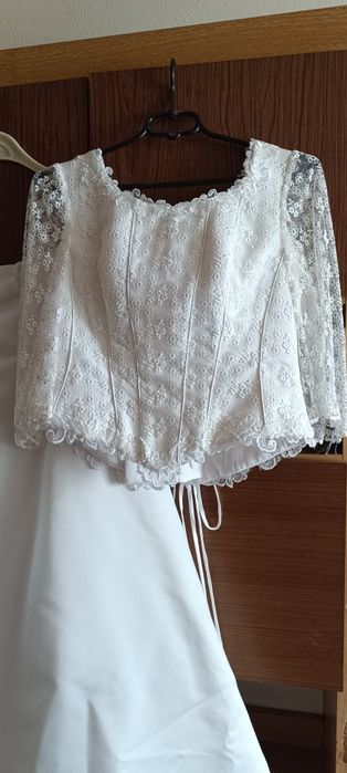 Suknia ślubna dwuczęściowa