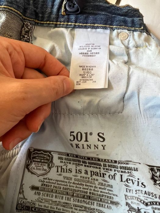Levi‘s 501 skinny 140 на 8- 10 років джинси джинсы
