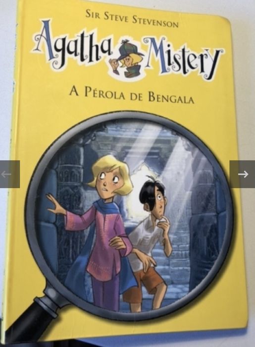 Livro “agatha mistery- a pérola de bengala
