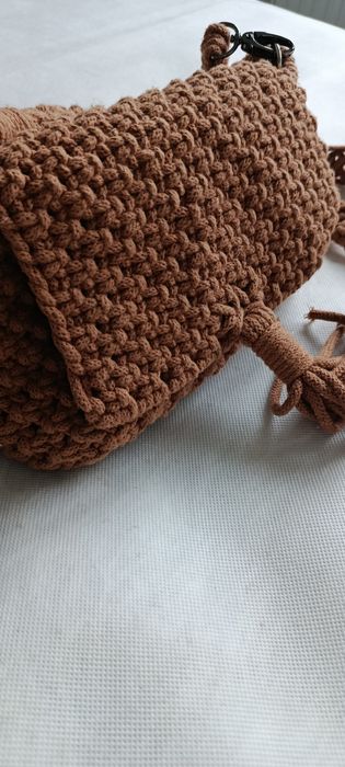 Torebka boho frędzle handmade