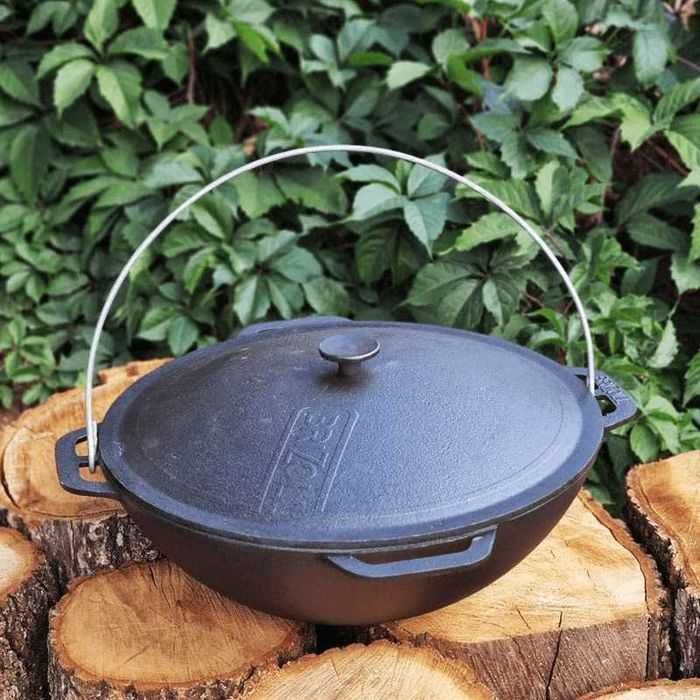 ‼️ Казан 12 л чавунний. Казанок азіатский, татарський Brizoll брізол‼️